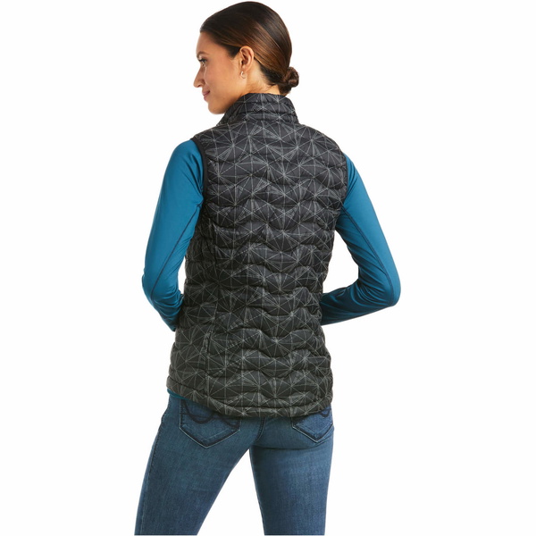 2021 Ariat Womens Ideal 3.0 Reflective Vest 10037490 - Black